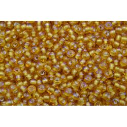 Miçanga Preciosa Dourado Transparente 9/0 (11050)