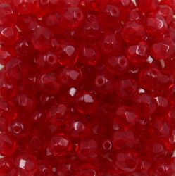 Cristal Preciosa Ornela Vermelho Transparente (90080/1440) 10mm