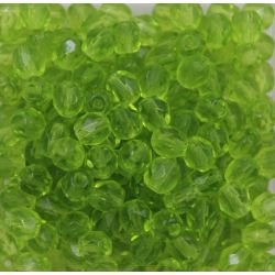 Cristal Preciosa Ornela Verde Oliva Transparente (50230) 4mm