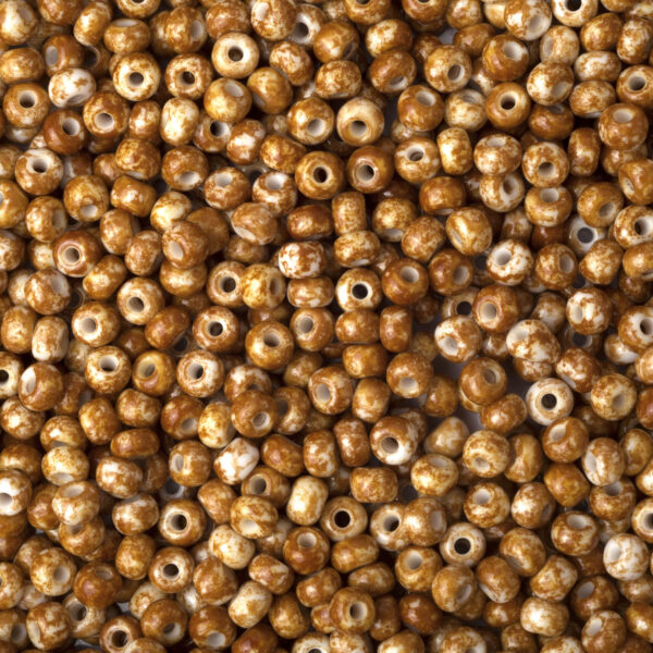 Miçanga Bege Mesclado ( cor 66209 ) 5/0 ( 4,6mm )