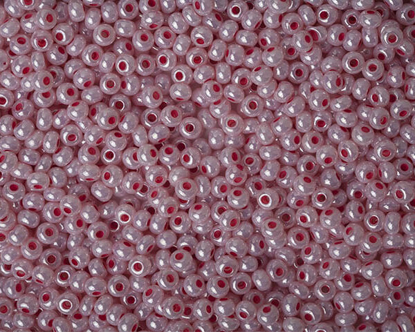 Miçanga Rosa Claro Perolado ( cor 37398 ) 5/0 ( 4,6mm )