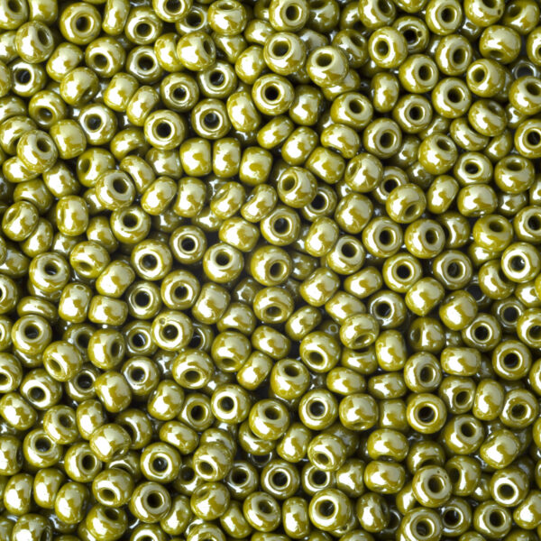 Miçanga Verde Musgo Perolado ( cor 83113 ) 9/0 ( 2,6mm )