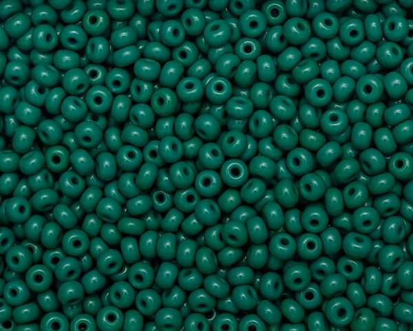 Miçanga Verde Jade Leitosa ( cor 53240 ) 5/0 ( 4,6mm )