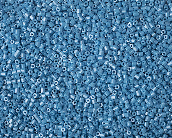 Vidrilho Azul Perolado ( cor 68050 ) 2x9/0 ( 2,6mm )