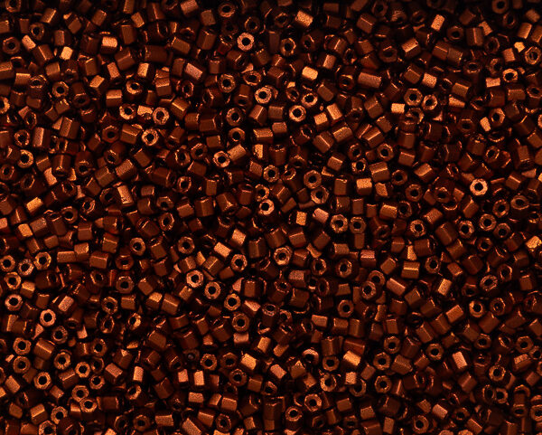 Vidrilho Bronze Rosé Fosco ( cor 01750 ) 2x9/0 ( 2,6mm )