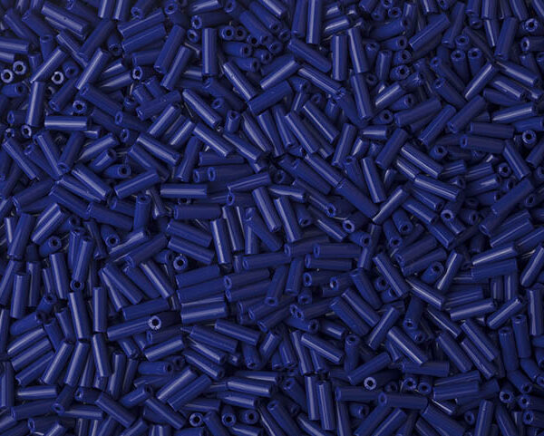 Canutilho Azul Fosco ( cor 33060 ) 3 ( 7 mm )