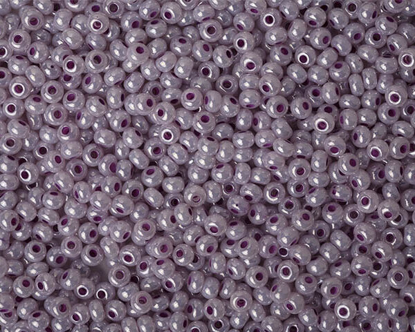 Miçanga Lilás Perolado ( cor 37328 ) 5/0 ( 4,6mm )