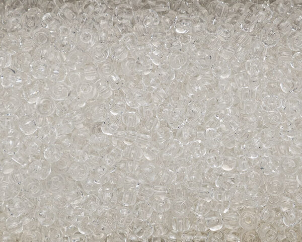 Miçanga Cristal Transparente Natural ( cor 00050 ) 5/0 ( 4,6mm )