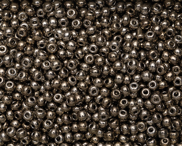 Miçanga Níquel ( cor 68301 ) 6/0 ( aprox. 4,1mm)
