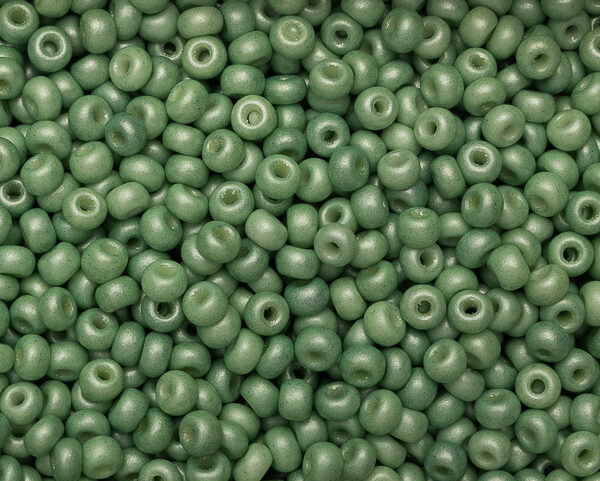 Miçanga Verde Água Fosco ( cor 25510 ) 5/0 ( 4,6mm )