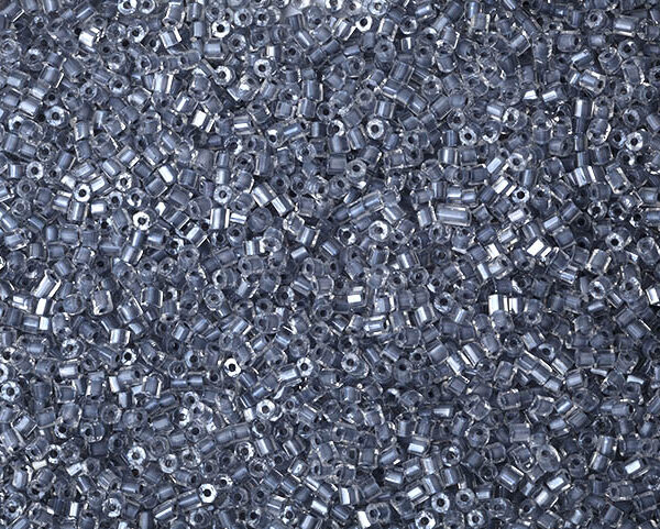 Vidrilho Cinza Transparente ( cor 38642 ) 2x9/0 ( 2,6mm )