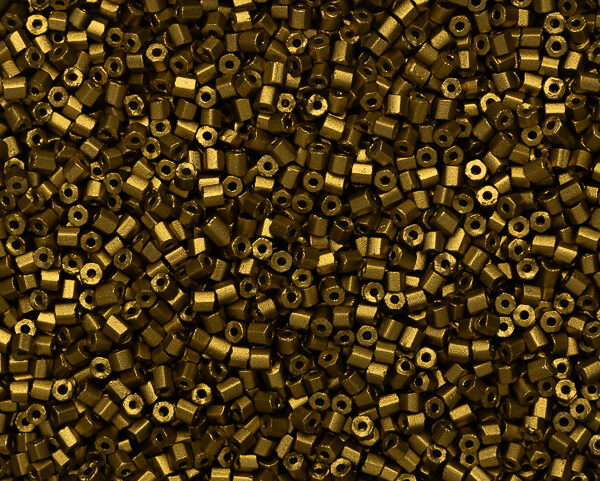 Vidrilho Verde Fosco Metálico ( cor 01720 ) 2x9/0 ( 2,6mm )