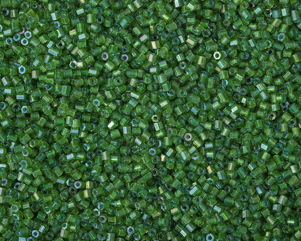 Vidrilho Verde Claro Aurora Boreal ( cor 51430 ) 2x9/0 ( 2,6mm )