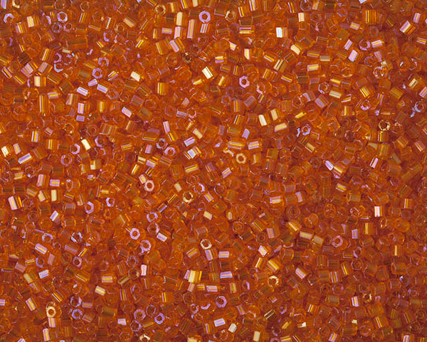 Vidrilho Laranja Transparente Aurora boreal ( cor 90000 ) 2x9/0 ( 2,6mm )