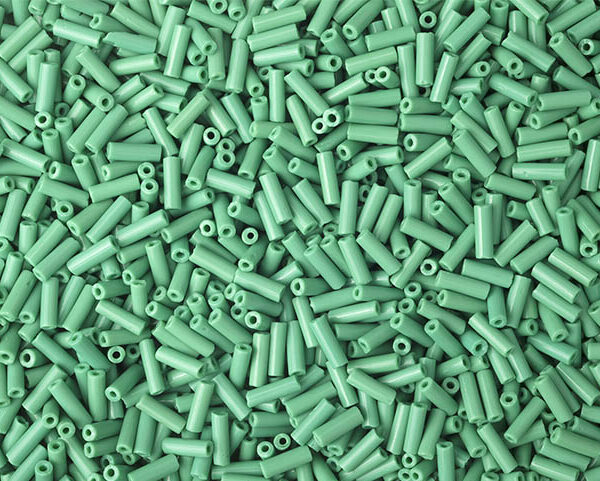 Canutilho Verde Fosco (cor 53250 ) 3" ( 7 mm )