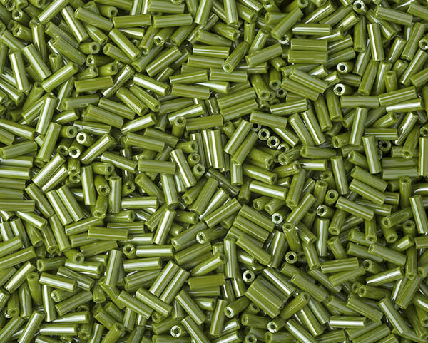 Canutilho Verde Musgo Perolado ( cor 83113 ) 3" ( 7 mm )