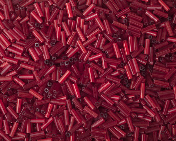 Canutilho Vermelho Escuro ( cor 95081 ) 3 ( 7 mm )