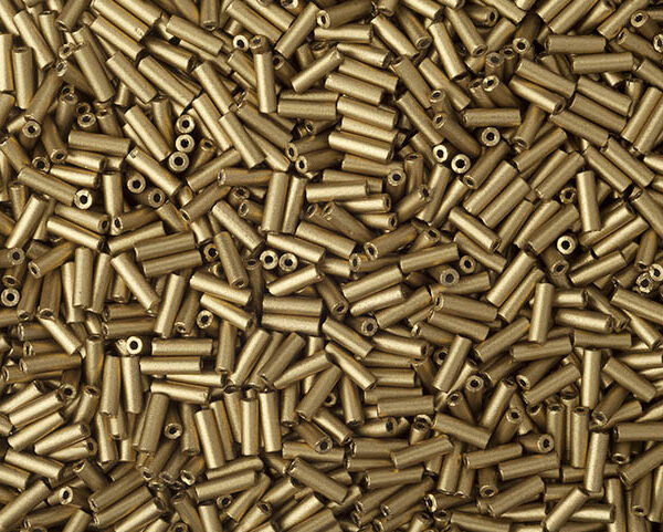 Canutilho Ouro Velho Fosco ( cor 01740 ) 3 ( 7 mm )