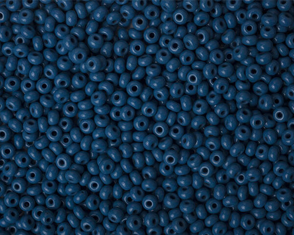Miçanga Azul Fosco ( cor 33220 ) 5/0 ( 4,6mm )