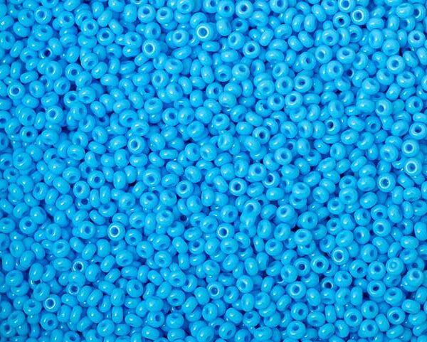 Miçanga Azul Água ( cor 63020 ) 10/0 ( 2,3mm )