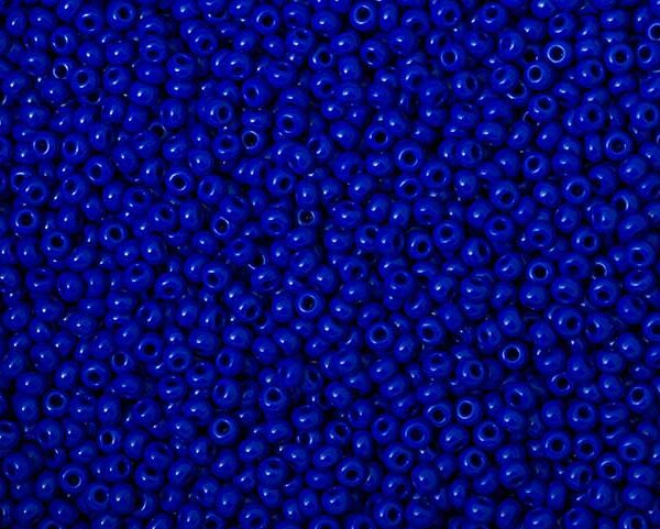 Miçanga Azul Fosco ( cor 33060 ) 5/0 ( 4,6mm )