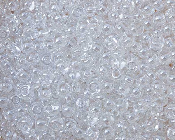 Miçanga Cristal Transparente Lustroso ( cor 48102 ) 9/0 ( 2,6mm )