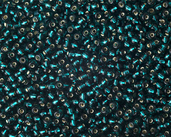 Miçanga Blue Zircon Transparente ( cor 57710 ) 9/0 ( 2,6mm )
