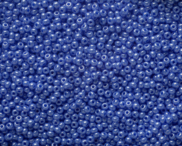 Miçanga Azul Serenity Perolada ( cor 38020 ) 9/0 ( 2,6mm )