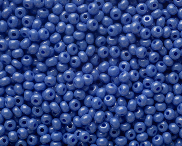 Miçanga Azul Serenity Perolada ( cor 38020 ) 5/0 ( 4,6mm )