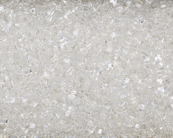 Vidrilho Cristal Transparente Lustroso ( cor 48102 ) 2.5x2.5 ( 2,5 mm )