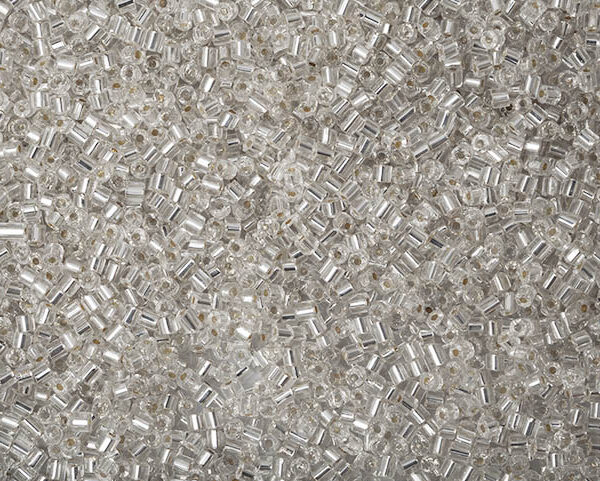 Vidrilho Prata Transparente ( cor 78102 ) 2x9/0 ( 2,6mm )
