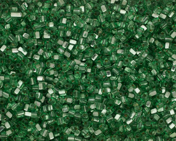 Vidrilho Verde Lined Transparente ( cor 08256 ) 2.5x2.5 ( 2,5 mm )