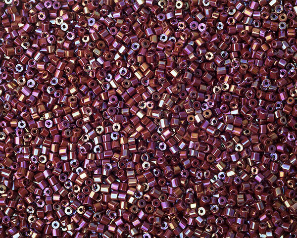 Vidrilho Bordô Furta Cor Fosco Perolado ( cor 14600 ) 2x9/0 ( 2,6mm )