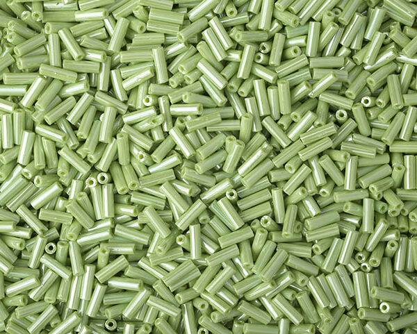 Canutilho Verde Perolado Fosco ( cor 58410 ) 3" ( 7 mm )