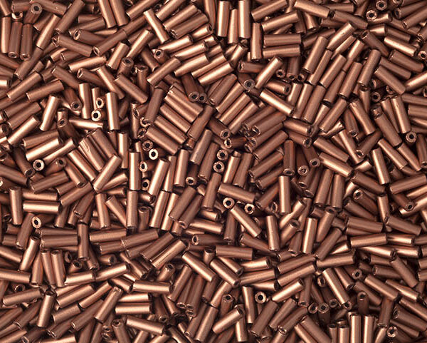 Canutilho Bronze Claro Fosco ( cor 01770 ) 3 ( 7 mm )