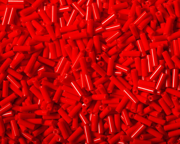 Canutilho Vermelho Tomate ( cor 93170 ) 3 ( 7 mm )
