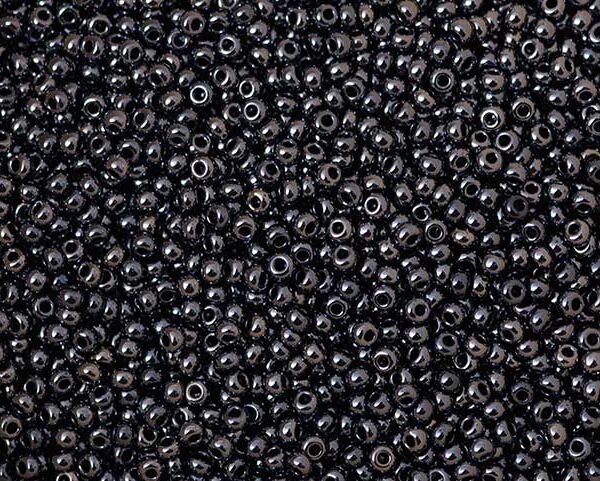 Miçanga Grafite Perolado  ( cor 49102 ) 9/0 ( 2,6mm )
