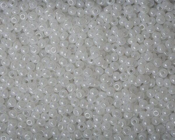 Miçanga Super Branca Perolada ( cor 57102 ) 9/0 ( 2,6mm )