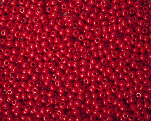 Miçanga Vermelha Escura ( cor 93210 ) 9/0 ( 2,6mm )