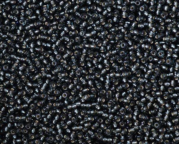 Miçanga Grafite Transparente ( cor 47010 ) 10/0 ( 2,3mm )