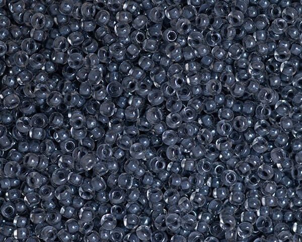 Miçanga Cinza Transparente ( cor 38642 ) 9/0 ( 2,6mm )