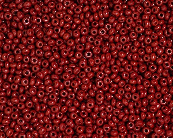 Miçanga Vermelha Terra ( cor 93300 ) 5/0 ( 4,6mm )