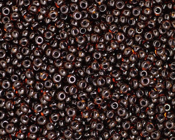Miçanga Marrom Transparente ( cor 10140 ) 9/0 ( 2,6mm )