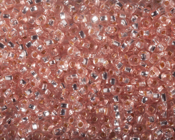 Miçanga Rosa Vintage Cristal ( cor 07712 ) 5/0 ( 4,6mm )