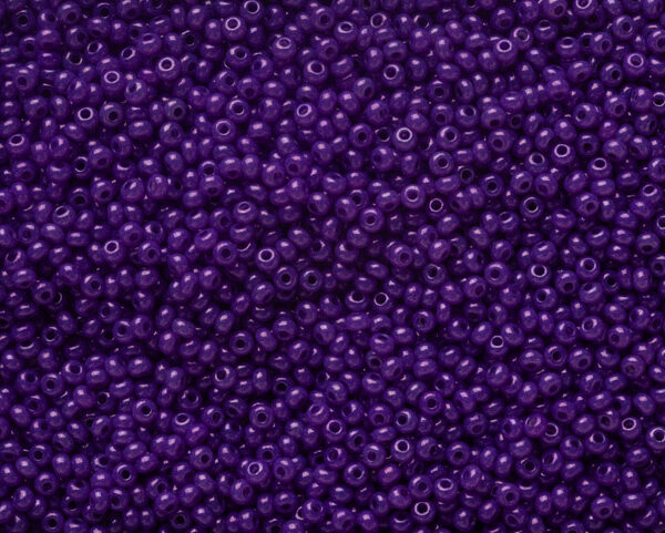 Miçanga Roxo Perolada Fosca ( cor 17328 ) 9/0 ( 2,6mm )