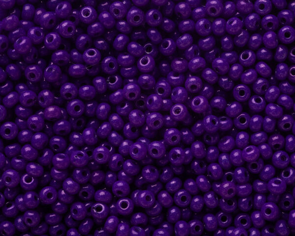 Miçanga Roxo Perolada Fosca ( cor 17328 ) 5/0 ( 4,6mm )