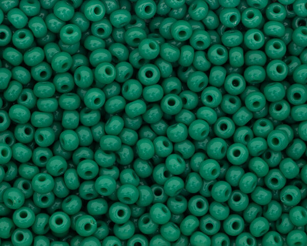 Miçanga Verde Bandeira ( cor  52240 ) 5/0 ( 4,6mm )