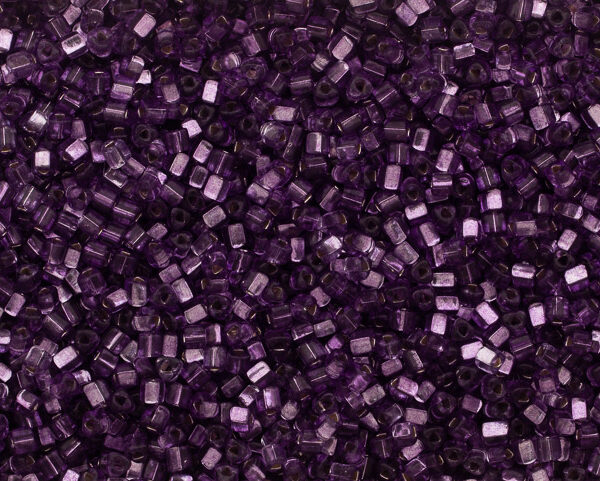 Vidrilho Roxo Transparente ( cor 08228 ) 2.5x2.5 ( 2,5 mm )