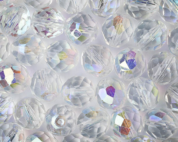 Cristal Transparente Aurora Boreal ( cor 00030 ) 14 mm