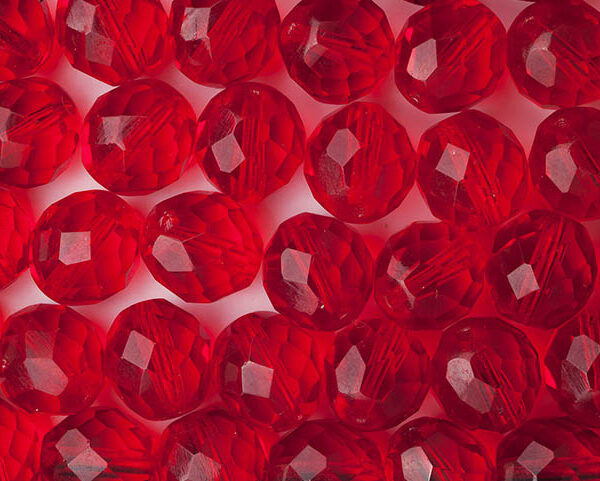 Cristal Vermelho Transparente ( cor 90080 ) 14 mm